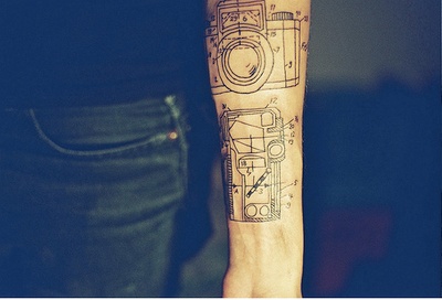 Camera architecture tattoos