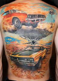 Cars tattoo by Mikky Volkova