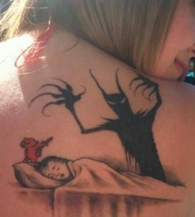 Children-and-monster-scary-tattoo