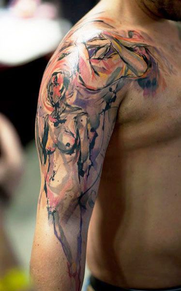 Colorful Ondrash Tattoo