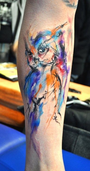 Cool owl Ondrash Tattoo