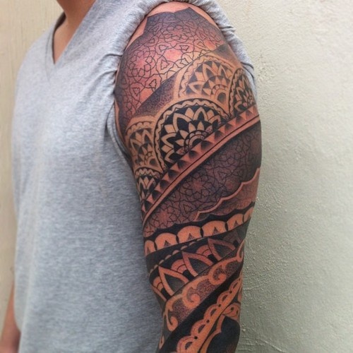 Cool sleeve tattoo