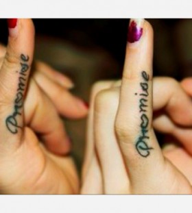 Double promise tattoo