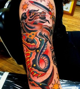 Dragon tattoo by Robert Ryan