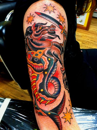 Dragon tattoo by Robert Ryan