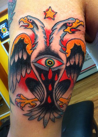 Eagles tattoo by Robert Ryan