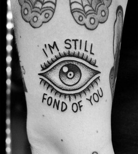 Eye tattoo