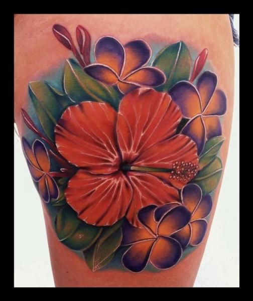 Flower tattoo by Art Junkies