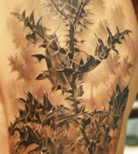 Flower tattoo by Mikky Volkova