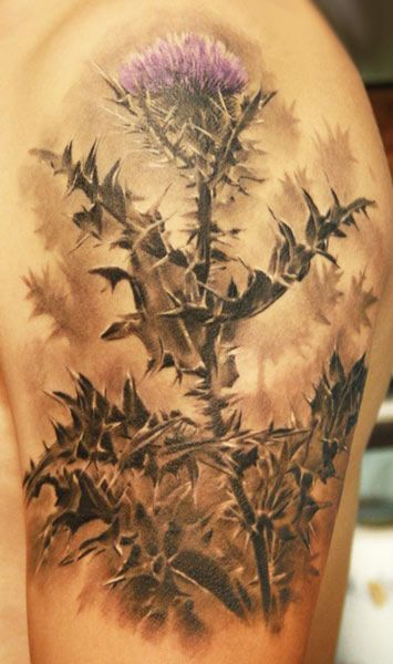 Flower tattoo by Mikky Volkova