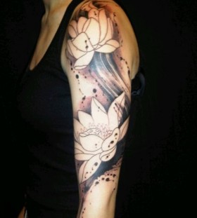 Flower tattoo by Pietro Romano