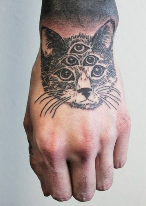 Gorgeous cat tattoo