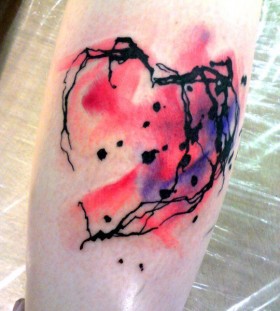 Heart-pink-tattoo