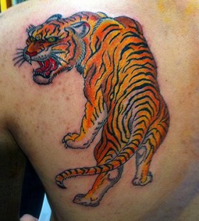 Lion tattoo by Robert Ryan