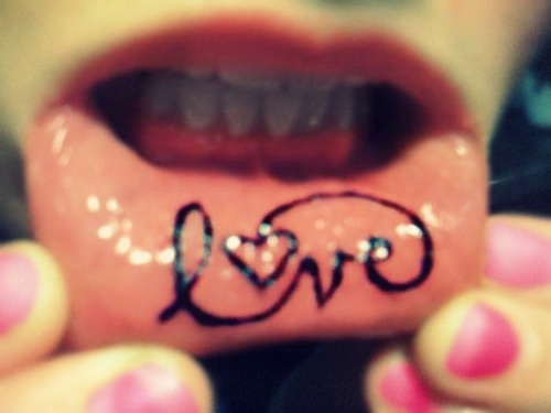Lips tattoos