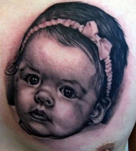 Little girl tattoo