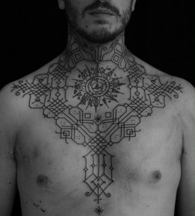 Man tattoo by Jean Philippe Burton