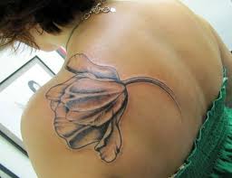 Nice tulip tattoo