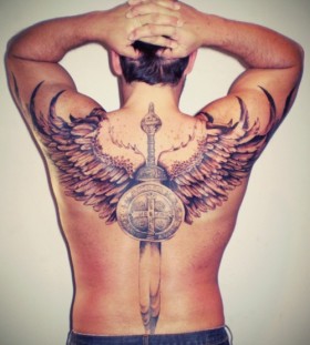Nice wings tattoo