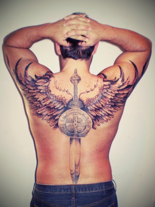 Nice wings tattoo