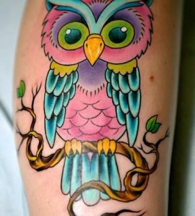 Owl-pink-tattoo