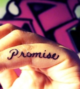 Pinky promise tattoo