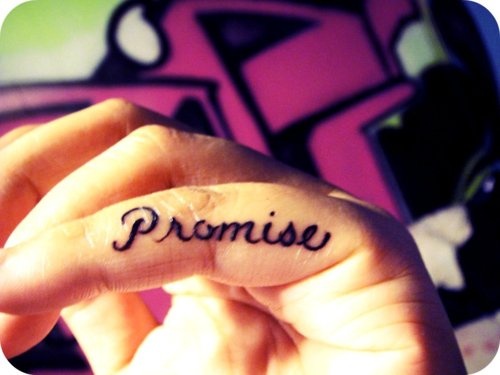 Pinky promise tattoo