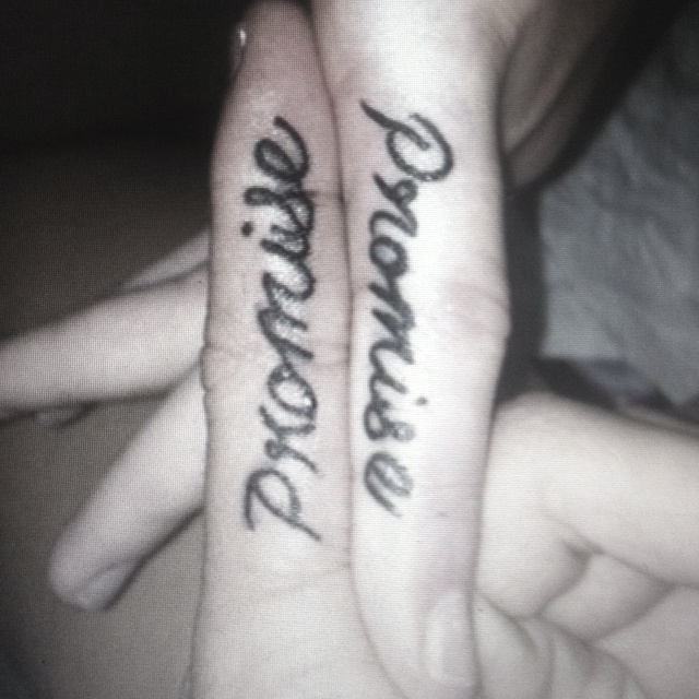 Pretty promise tattoo