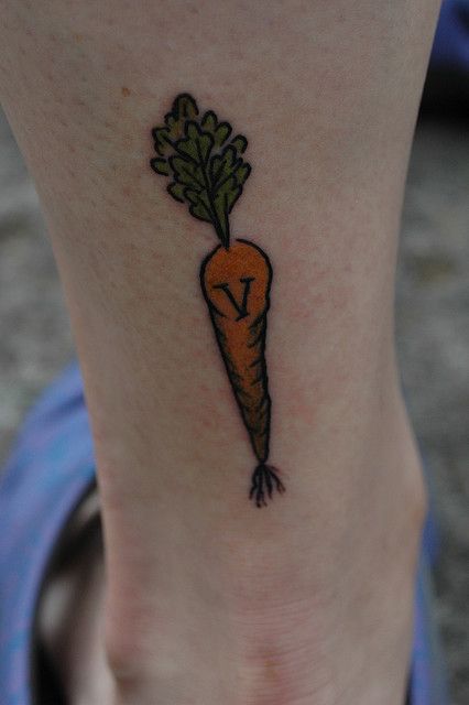 Pretty vegan tattoo