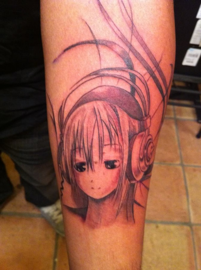 Sad anime tattoo TattooMagz › Tattoo Designs / Ink