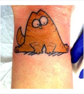 Simon's cat tattoo