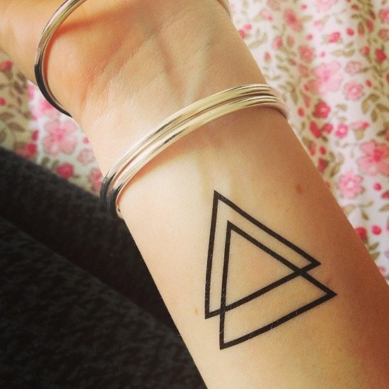 Triangle nerdy tattoos