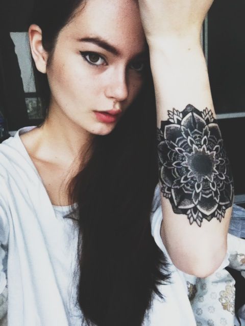 Woman black tattoo - | TattooMagz › Tattoo Designs / Ink Works / Body