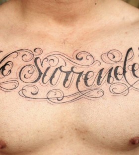 Words tattoo by Nikki Ouimette