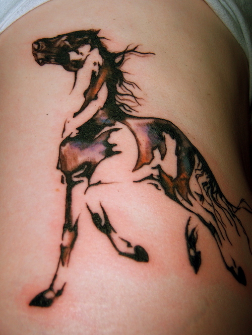 art horse-tattoo-design