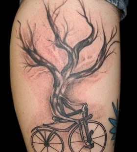bike with tree