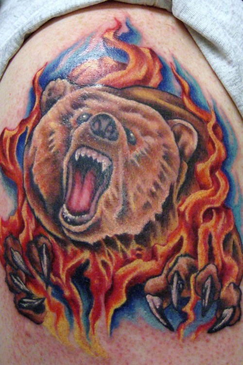 burning bear