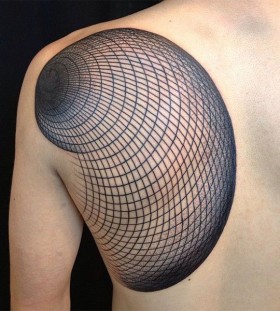 geometric_snail tattoo
