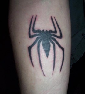 scary tattoo spiderman