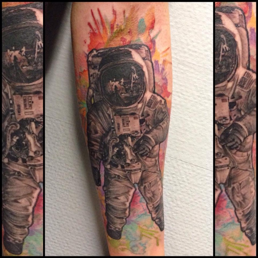 watercolor-astronaut