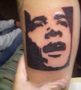 Amaizing american president tattoo