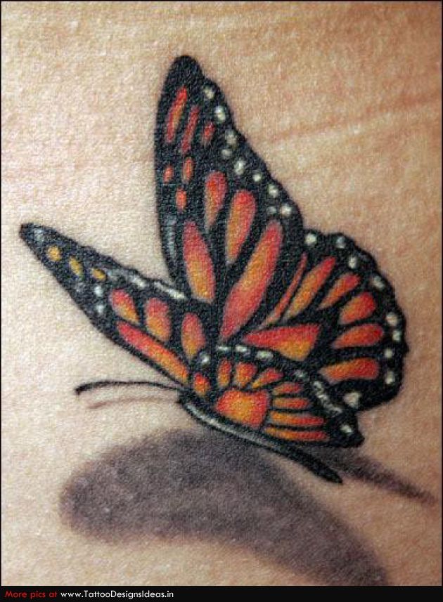 Amaizing butterfly tattoo