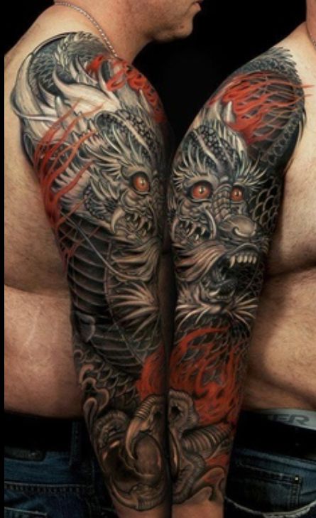 Amaizing dragon tattoo