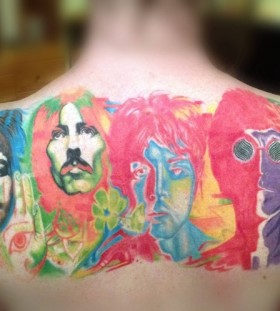Amazing Beatles famous people tattoo