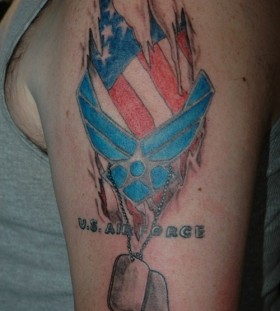 American football tattoo