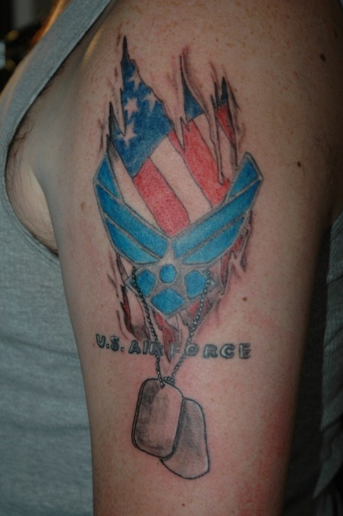 American football tattoo