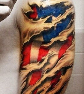 American military style tattoos