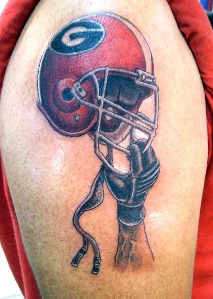 Awesome football tattoo