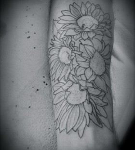 Awesome sunflower tattoo