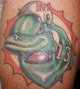 Awesome team football tattoo